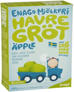 EnaGo Mjölkfri Äppelgröt 460 g produkt bild