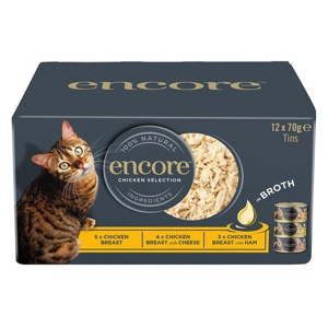 Encore Cat Tin in Broth 12 x 70g product image