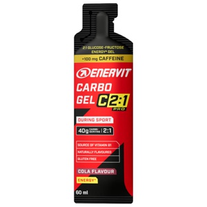 Enervit E.Sport Carbo Gel Cola Caffeine C21 60 ml produkt bild