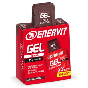 Enervit Sport Gel Cola 25 ml, 3-p x 8 produkt bild