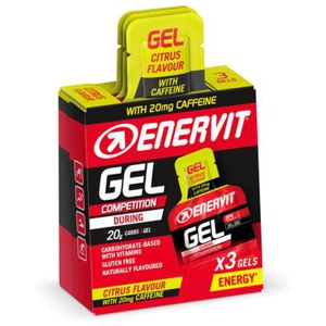 Enervit Sport Gel Competition Citrus 25 ml, 3-p x 8 produkt bild