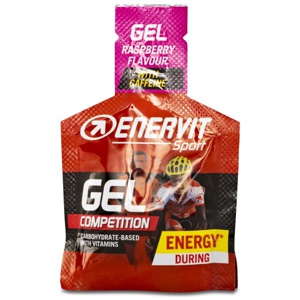 Enervit Sport Caffeine Gel Hindbær 25 ml produktbillede