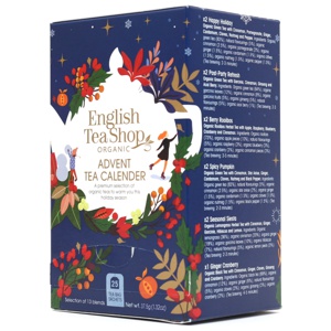 English Tea Shop Adventskalender med te Ask BLÅ produkt bild