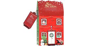 English Tea Shop Christmas Cottage 28 pyramidpåsar EKO 57g produkt bild