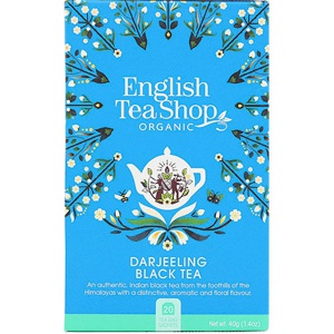 English Tea Shop Darjeeling Black Tea Øko. - 20 breve produktbillede