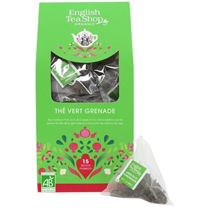 English Tea Shop Green Tea & Pommegranate Økologisk   15 breve produktbillede