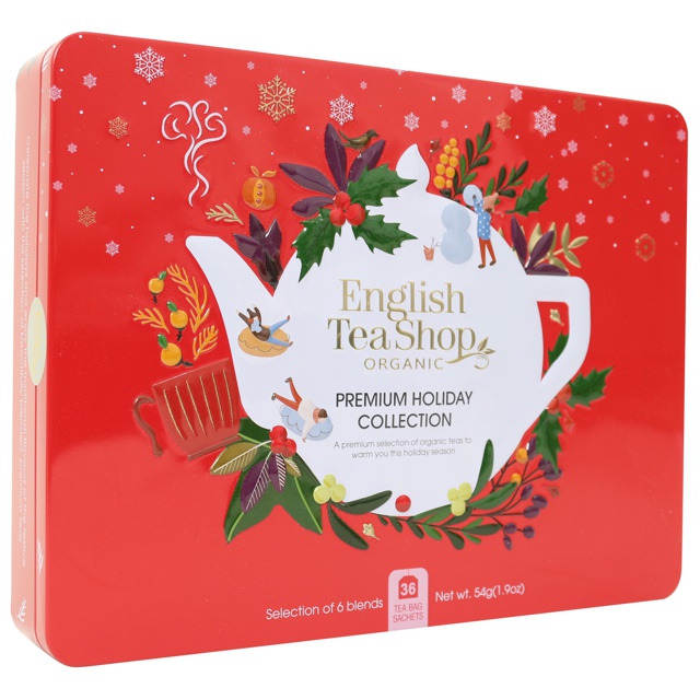 English Tea Shop Presentask med Tepåsar 'Premium Holiday Collection'