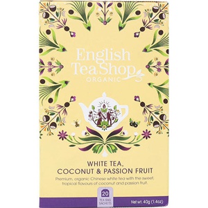 English Tea Shop Te White, Coconut & Passion Fruit 20stk produktbilde