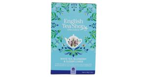 English Tea Shop Vitt te Blåbär/Fläder 40 g produkt bild