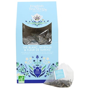 English Tea Shop White Tea, Blueberry & Elderflower Tea Økologisk   15 breve produktbillede
