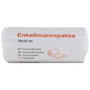 Enkeltmannspakke 18x18 cm produktbilde