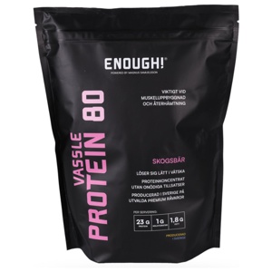 Enough Proteinkoncentrat 80 Skogsbär 1 kg produkt bild
