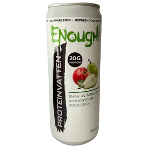 Enough Proteinvatten Äpple/Päron 330 ml produkt bild