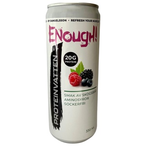 Enough Proteinvatten Skogsbär 330 ml produkt bild