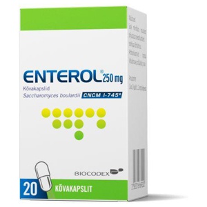 Enterol caps 250mg n20 toote pilt