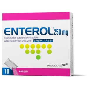 Enterol suukaudse suspensiooni pulber 250mg n10 toote pilt