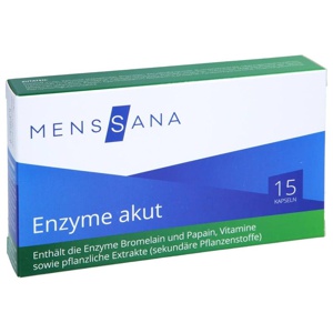 Enzyme akut MensSana Kapseln Produktbild