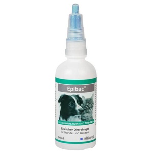 EPIBAC basischer Ohrreiniger Lsg.f.Hunde/Katzen Produktbild