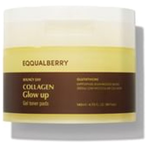 EQQUALBERRY - Collagen Glow Up Gel Toner Pads - Tonerpads Produktbild