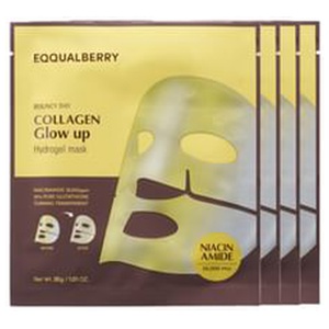 EQQUALBERRY - Collagen Glow up Hydrogel Mask Set - Gesichtsmaske Produktbild