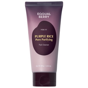 EQQUALBERRY Purple Rice Pore Purifying Pack Cleanser 130g produktbillede