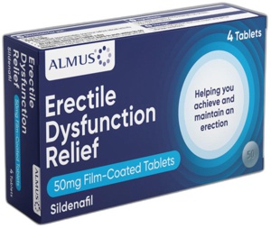 Erectile Dysfunction Relief Tablets Pack of 4 product image