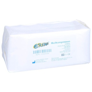 ERENA UNSTERIL Mullkompressen 5x5 cm 8fach 100 St Kompressen Produktbild
