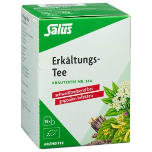 ERKÄLTUNGSTEE Kräutertee Nr.34a Salus Filterbeutel Produktbild