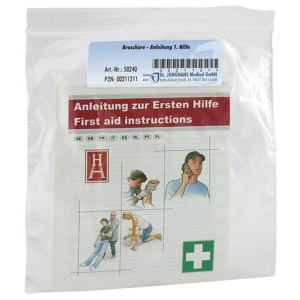 ERSTE HILFE ANLEITUNG Broschüre Produktbild