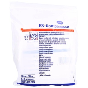 Es-kompressen steril 10x10 cm 8fach Produktbild