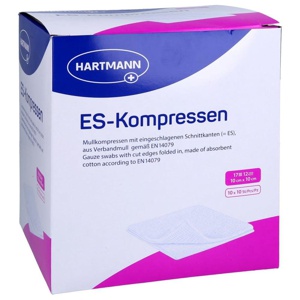 ES-KOMPRESSEN steril 10x10 cm Großpackung Produktbild