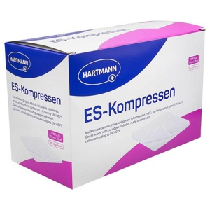 ES-Kompressen steril 10x20 cm 12fach Großpackung 20x5 Stück Produktbild