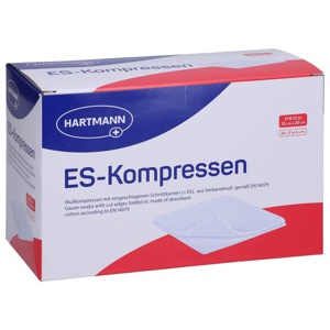 ES-KOMPRESSEN steril 10x20 cm 12fach Großpackung Produktbild