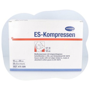 Es-kompressen steril 10x20 cm Grosspackung Produktbild
