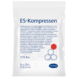 ES-Kompressen steril 5x5 cm 8fach Produktbild