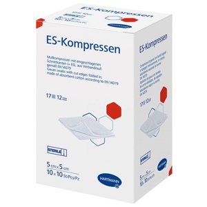 Es-kompressen steril 5x5 cm Grosspackung Produktbild