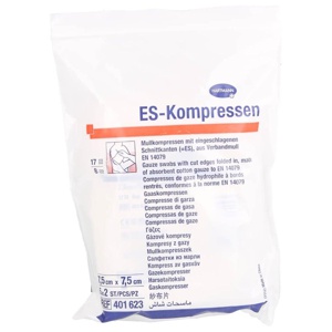 ES-KOMPRESSEN steril 7,5x7,5 cm 8fach Produktbild