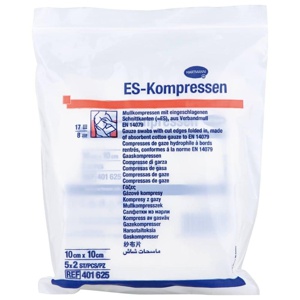 ES-Kompressen steril 7,5x7,5 cm 8fach, 5X2 St Kompressen Produktbild