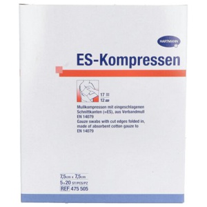 Es-kompressen steril 7,5x7,5 cm Grosspackung Produktbild