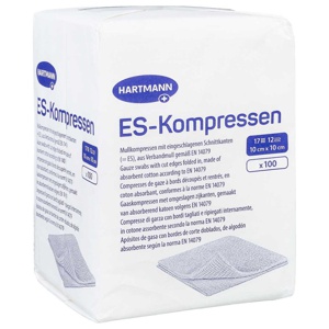 ES-Kompressen unsteril 10x10 cm 12fach Produktbild