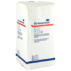 Es-kompressen unsteril 10x10 cm 16fach Produktbild