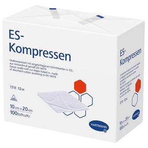 ES-KOMPRESSEN unsteril 10x20 cm 12fach Produktbild