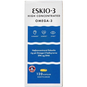 Eskio-3 High Concentrated omega-3 - 120 kapsler produktbillede