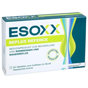 ESOXX Reflux Defence Kautabletten Produktbild