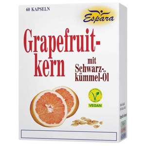 Espara Grapefruitkern mit Schwarzkümmel-Öl 60 St Kapseln Produktbild