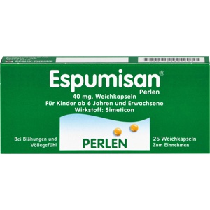 ESPUMISAN Perlen 40 mg Weichkapseln Produktbild