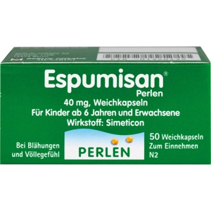 ESPUMISAN Perlen 40 mg Weichkapseln Produktbild