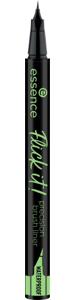 essence Flick it! Precision Brush Liner Waterproof 01 Black 0,5 ml produkt bild