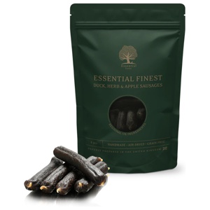 Essential Finest Duck Herb & Apple Sausages Hundgodis - 6 st produkt bild