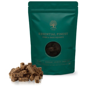 Essential Finest Pork & Sage Squares Hundgodis - 125 g produkt bild